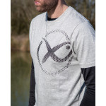 Large Mesh Logo T-Shirt - Grey