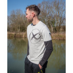 Large Mesh Logo T-Shirt - Grey
