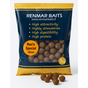 RENMAR BAITS boiliai Soluble Ren'o special 20mm (1kg)