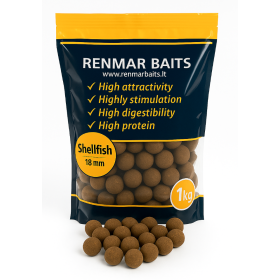 Renmar Baits boiliai Shellfish Berry 18 mm 1 kg