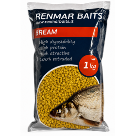 Renmar Baits Peletės Bream (yellow) 1 kg - 5 mm