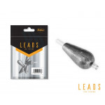Weight with tube Delphin LEADS Pear with a tube / 5pcs