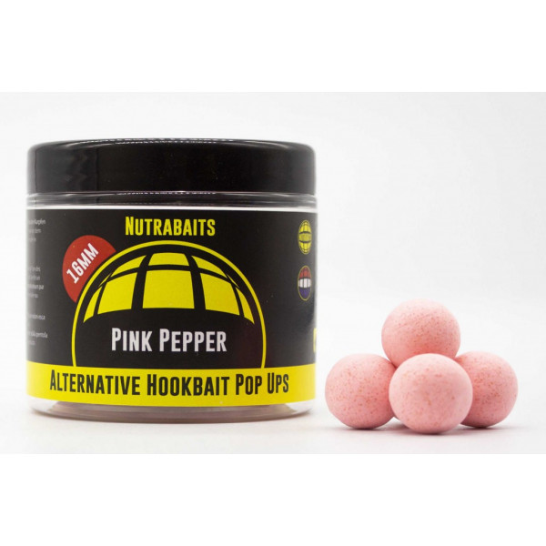 Plaukiantys Boiliai Nutrabaits Pink Pepper Pop-Ups