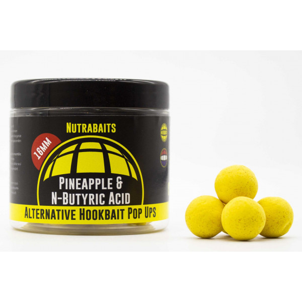 Plaukiantys Boiliai Nutrabaits Pineapple & N-Butyric Pop-Ups