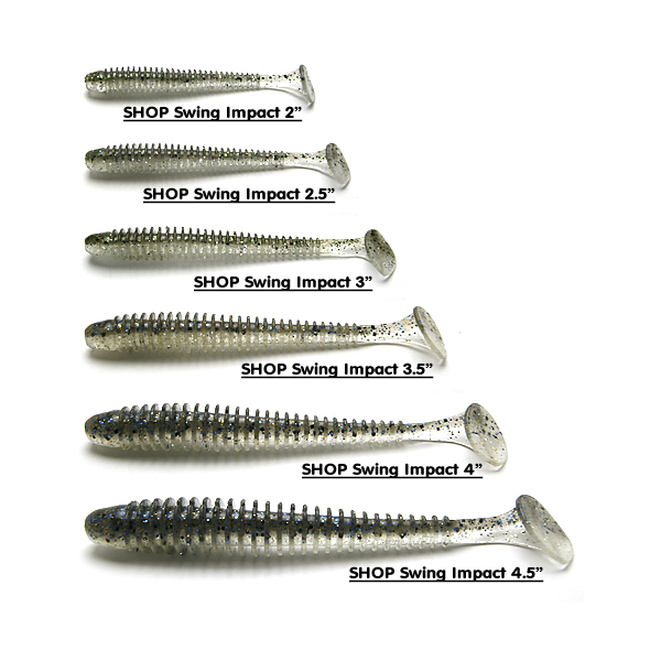 KEITECH Swing Impact 2 "12tk 320 Silver Shad