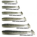 KEITECH Swing Impact 2 "12шт 320 Silver Shad