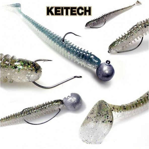 KEITECH Swing Impact 2" 12pcs 468 Lime Chartreuse PP