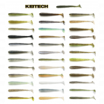 KEITECH Swing Impact 4 "8 sztuk LT16 Chartreuse Ice