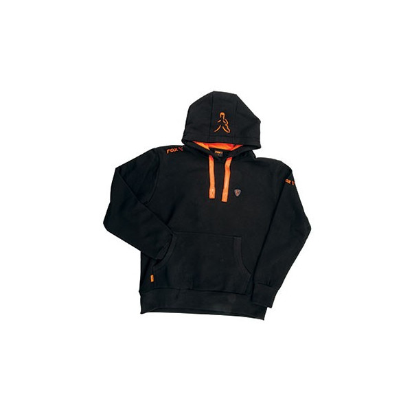 FOX HOODY BLACK / ORANGE Верхняя тренировочная часть