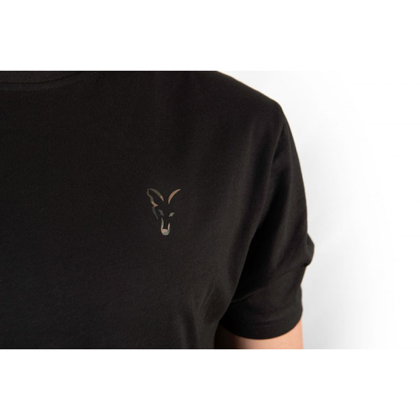 Fox melns T-krekls