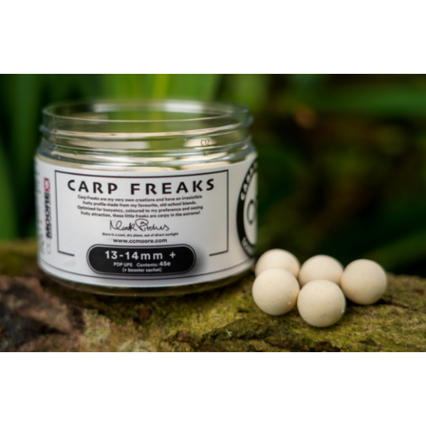 Plaukiantys Boiliai CCMOORE Carp Freaks CF1 White Pop Ups